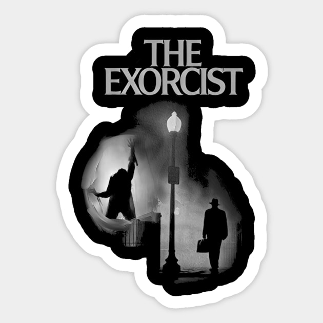 The Exorcist Sticker by Fred_art_61